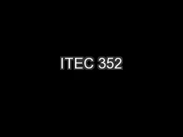 ITEC 352