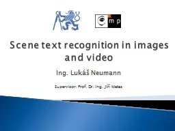 Scene text recognition in images and video