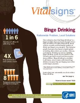 Binge Drinking X  in  Nationwide Problem Local Solutions www httpwww