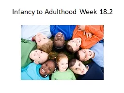 Infancy to Adulthood Week 18.2