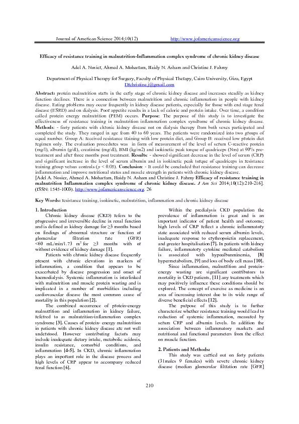 Journal of American Science 2014;10(12)           http://www.jofameric
