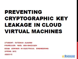 Preventing Cryptographic Key Leakage in Cloud Virtual Machi
