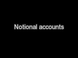 Notional accounts