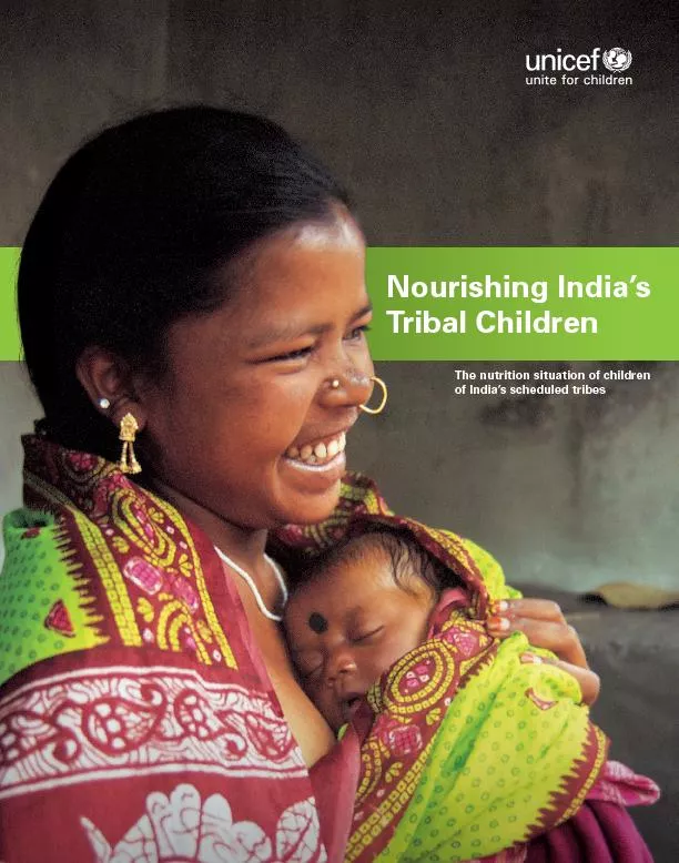India’s scheduled tribesNourishing India’s Tribal Children
.