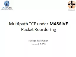 Multipath TCP under