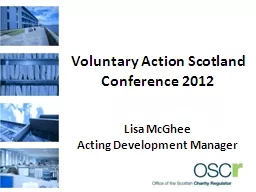 Voluntary Action Scotland Conference 2012