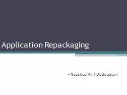 Application Repackaging