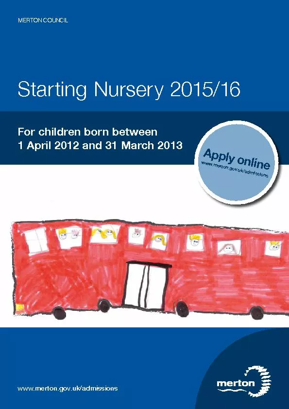 Starting Nursery 2015/16 1