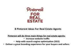 8 Pinterest Ideas For Real Estate Agents