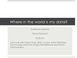 Where in the world is my data?