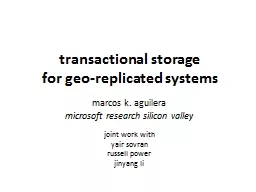 transactional storage