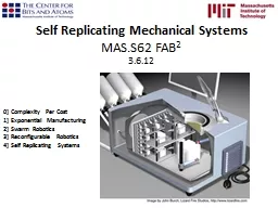 Self Replicating Mechanical