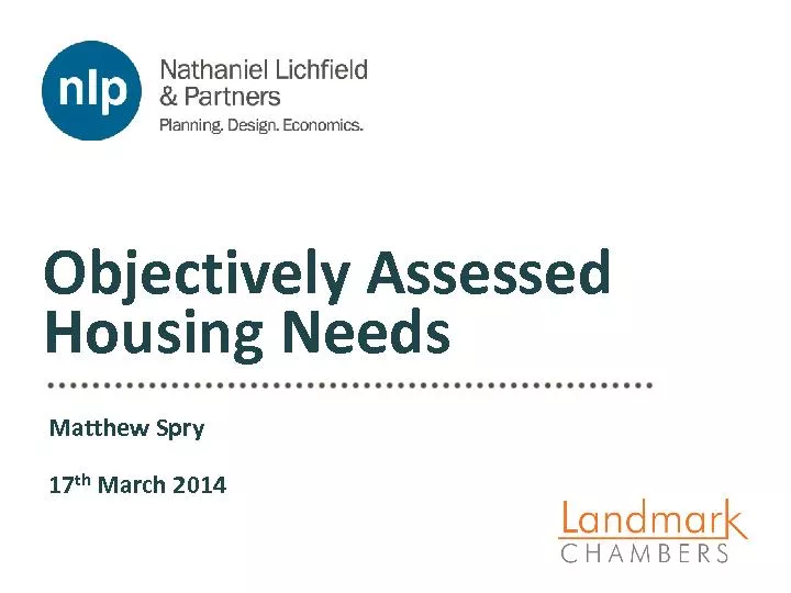 Objectively Assessed Housing Needs
