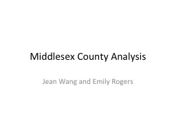 Middlesex County Analysis