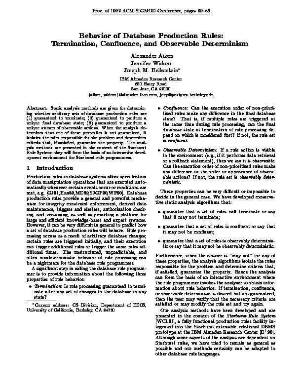 Proc.of1992ACM-SIGMODConference,pages59{68