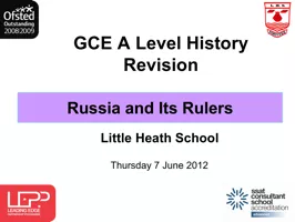 GCE A Level History