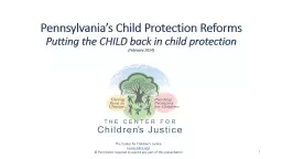 Pennsylvania’s Child Protection Reforms
