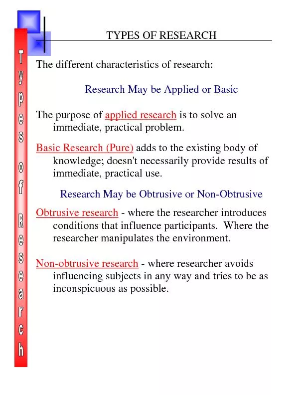 2Four Main Types of Research