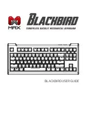 BLACKBIRD USER GUIDE  ank you for purchasing Max Keyboard Blackbird tenkeyless backlit