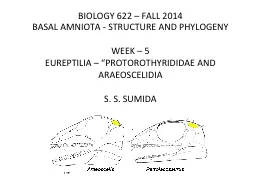BIOLOGY 622 – FALL 2014