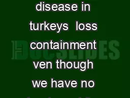 International Poultry Production  Volume  Number  Blackhead disease in turkeys  loss containment