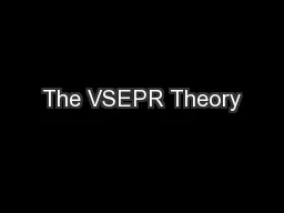 The VSEPR Theory