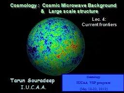 Cosmology :  Cosmic Microwave Background
