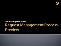 Request Management Process Preview