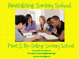 Revitalizing Sunday School
