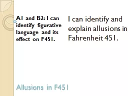 Allusions in F451