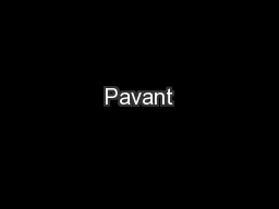 Pavant