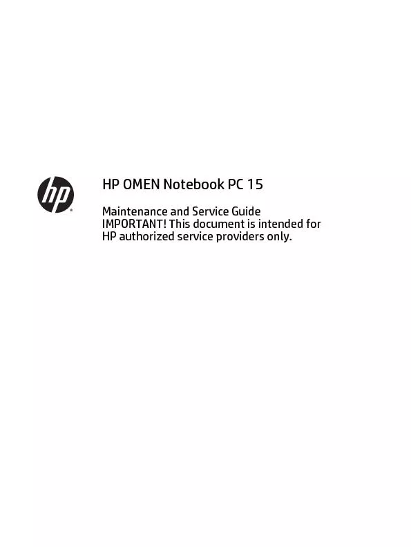 HP OMEN Notebook PC 15