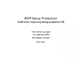RSVP Setup Protection