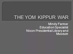 THE YOM KIPPUR WAR