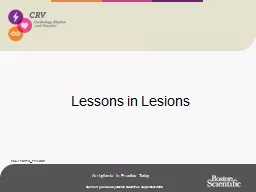 Lessons in Lesions