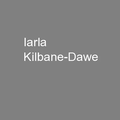 Iarla Kilbane-Dawe