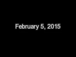 February 5, 2015