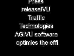 Press releaseIVU Traffic Technologies AGIVU software optimies the effi