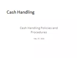 Cash Handling