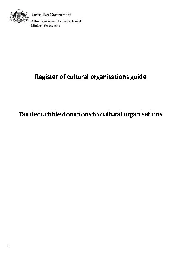egister of cultural organisations guideax deductible donations to cult