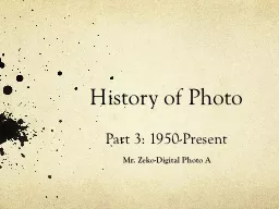 History of Photo