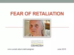 Fear of Retaliation