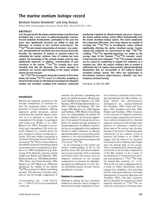 OxburghMn-crusts  Burton et al. '99EPRoff-axisWoodhouse et al.,'99S. I