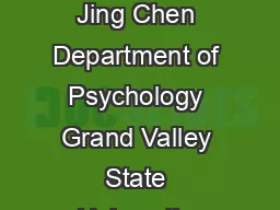 Attention and BlindSpot Phenomenology Liang Lou  Jing Chen Department of Psychology Grand