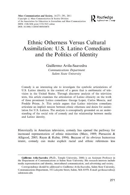 EthnicOthernessVersusCultural