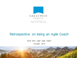 Retrospective on being an Agile Coach