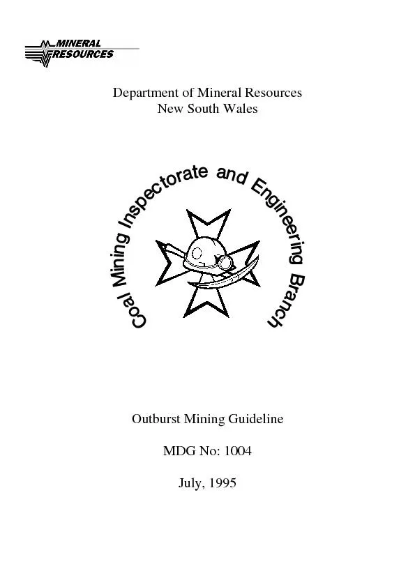 Department of Mineral Resources New South Wales
