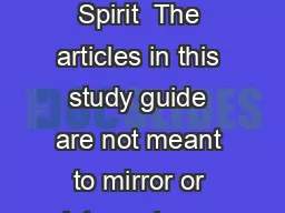 A Study Guide to the Utah Shakespeare Festival Blithe Spirit  The articles in this study