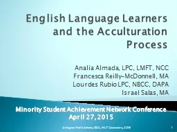 English Language Learners and the Acculturation Process