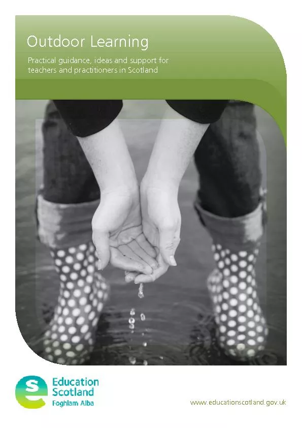 Practical guidance, ideas and support for teachers and practitioners i